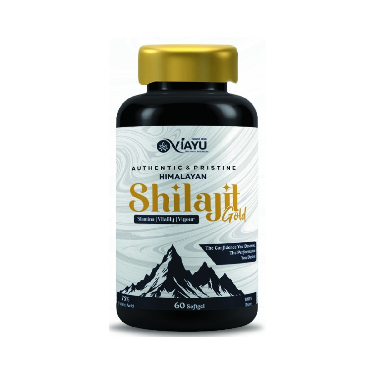 Viayu Shilajit Gold Softgels