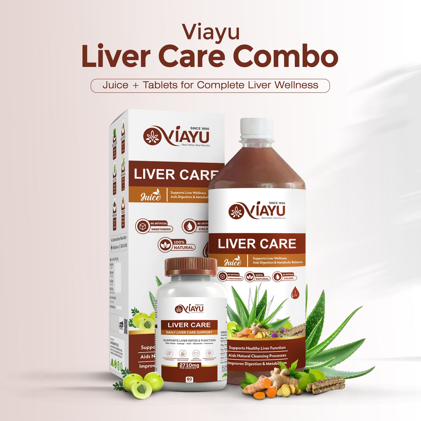 Viayu Liver Care Combo