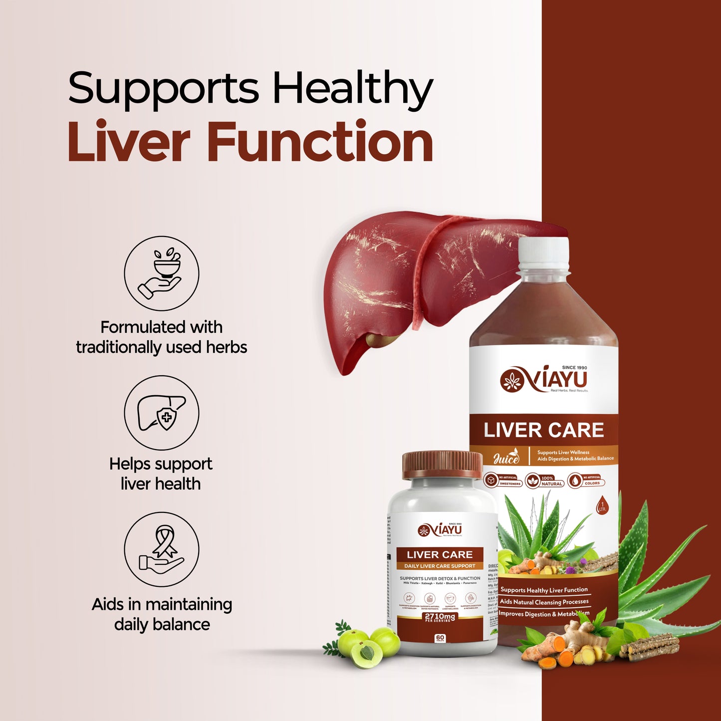 Viayu Liver Care Combo