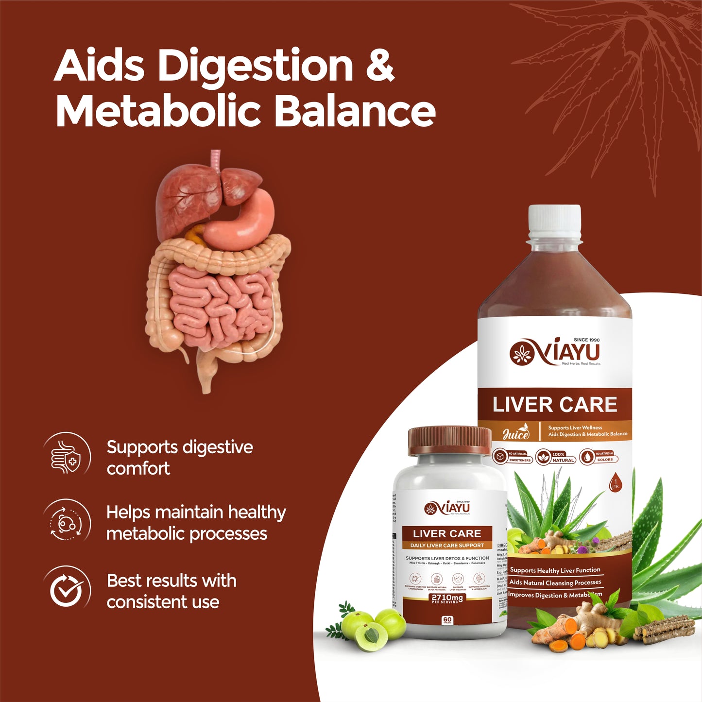 Viayu Liver Care Combo