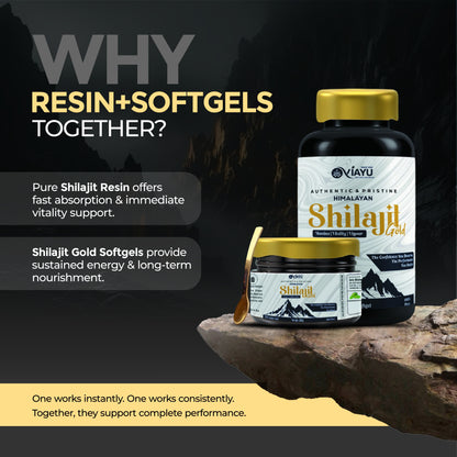 Viayu Shilajit Gold Combo