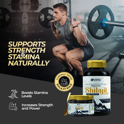 Viayu Shilajit Gold Combo