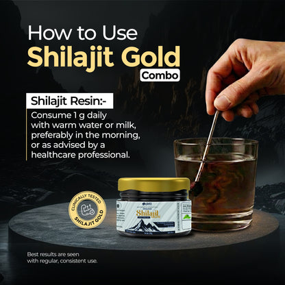 Viayu Shilajit Gold Combo