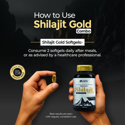 Viayu Shilajit Gold Combo