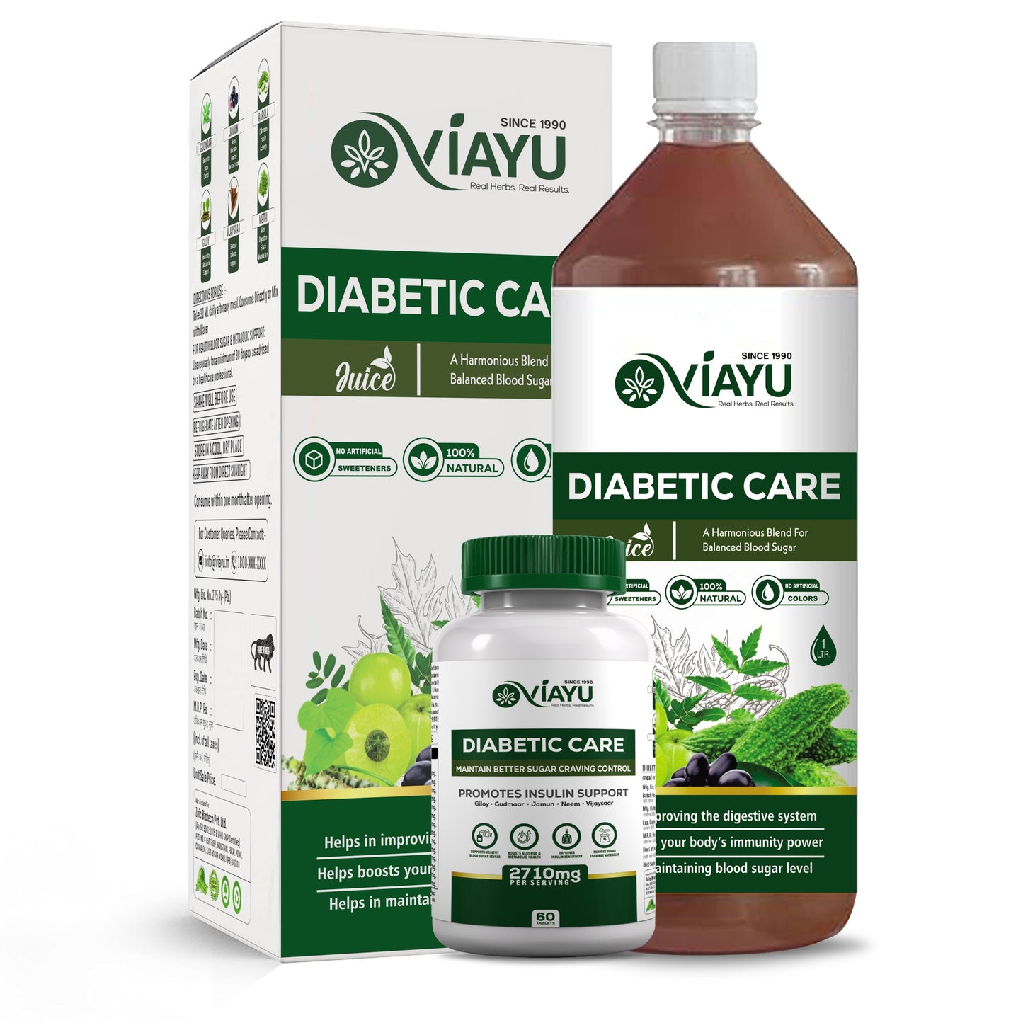 Viayu Diabetic Care Combo