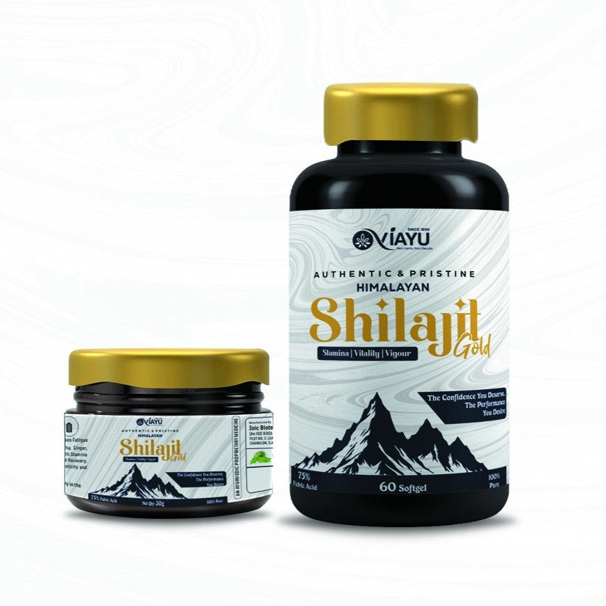 Viayu Shilajit Gold Ayurvedic Combo
